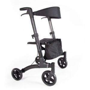 Rollator comfort - charcoal black